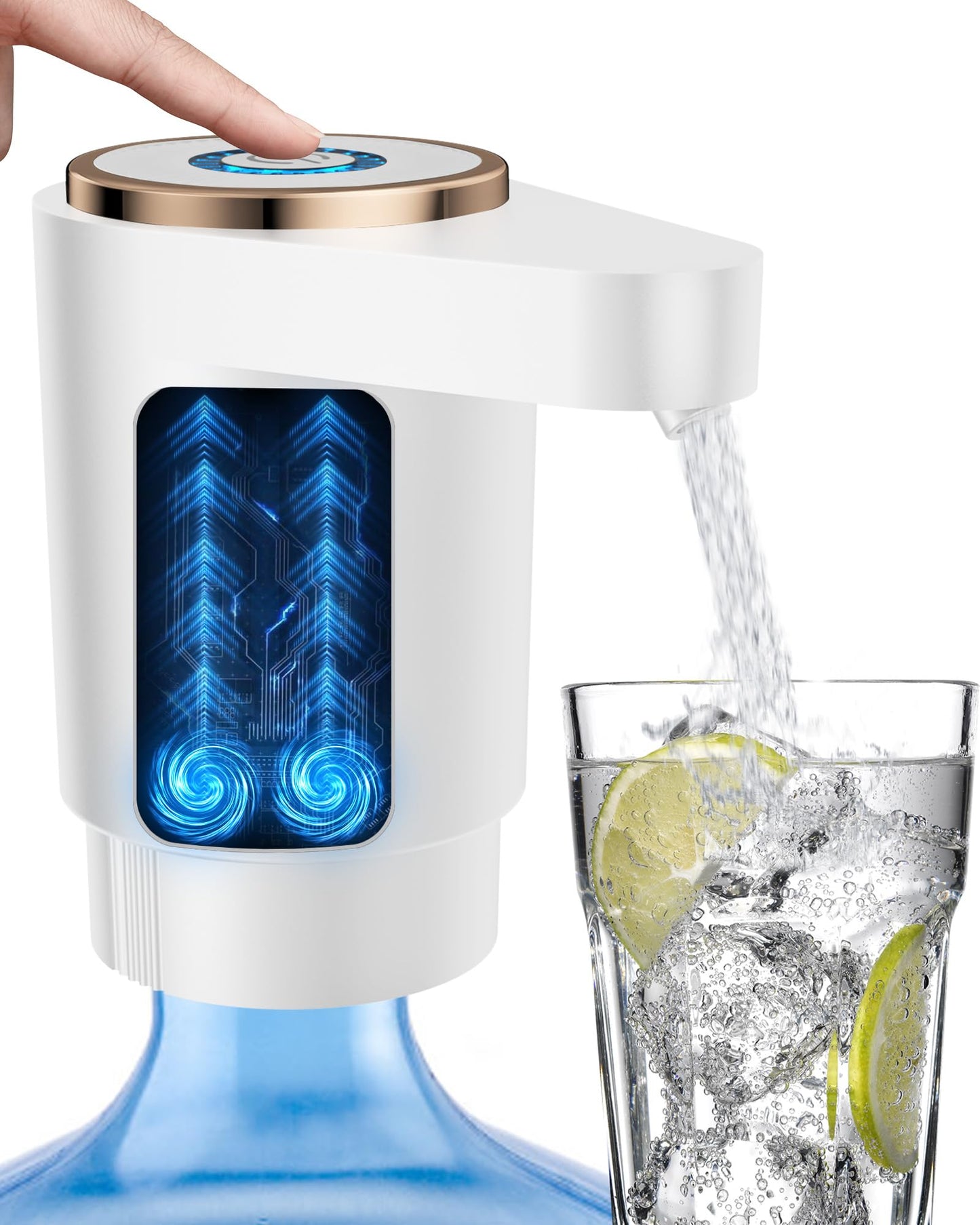 Water Bottle Pump, Portable Electric Water Dispenser Pump for 5 Gallon Bottles