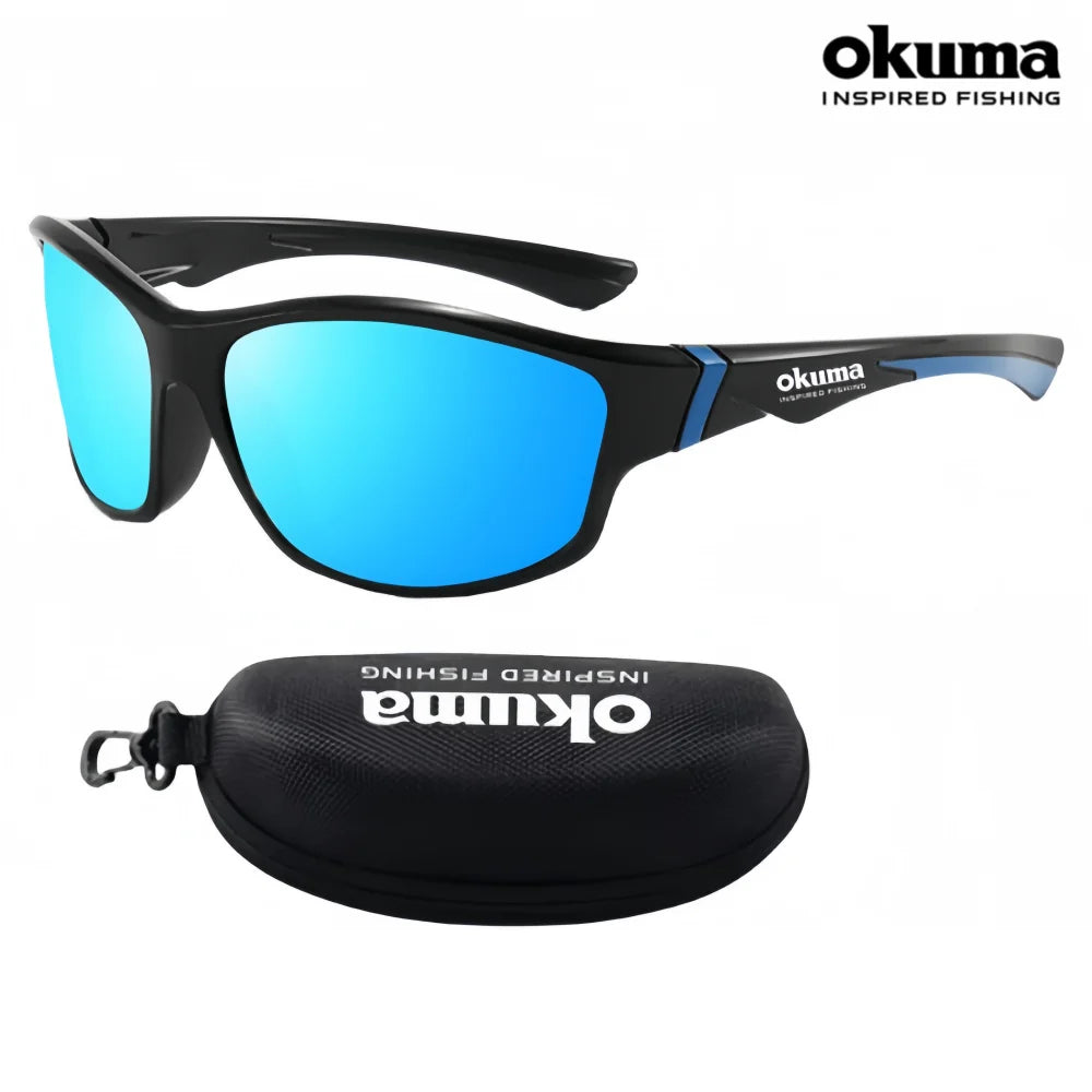Okuma Fashionable Polarized Glasses, UV400 Anti Stray Light, Suitable for Outdoor Cycling, Driving, Fishing, Etc