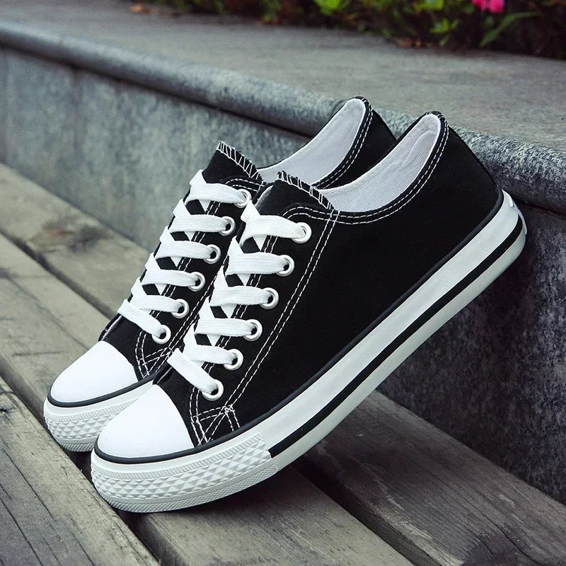 2026 Men Shoes Lace-up Athletic Summer Leisure Sneaker Fashion Breathable Low Top Canvas Vulcanized Shoes Zapatos De Hombre