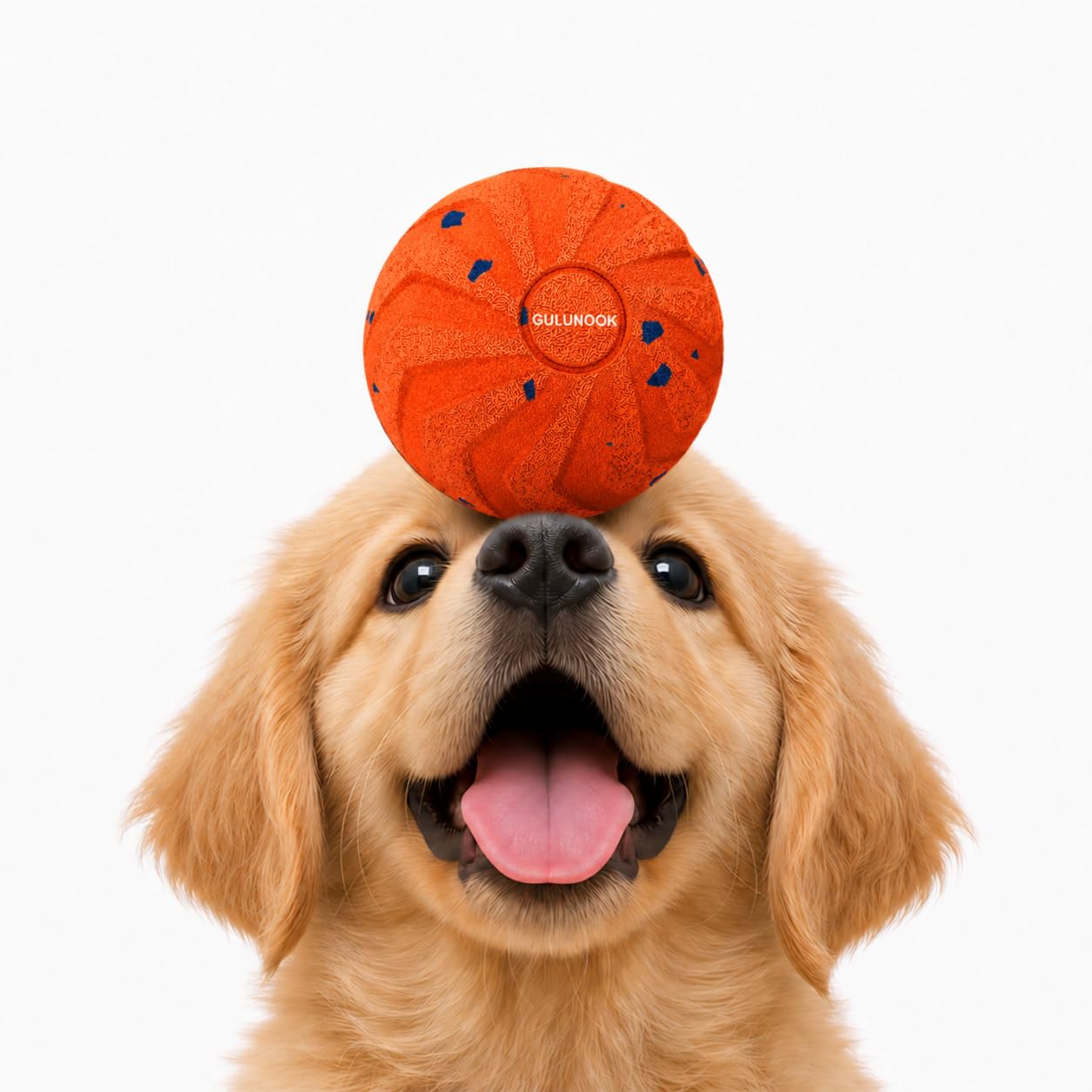 GULUNOOK Interactive Dog Ball Toy for Small Medium Dogs – Smart Auto Moving Bouncing Ball with LED Lights, 3 Play Modes, Durable E-TPU, USB Rechargeable, 2.8” Dog Toys to Keep Dogs Busy