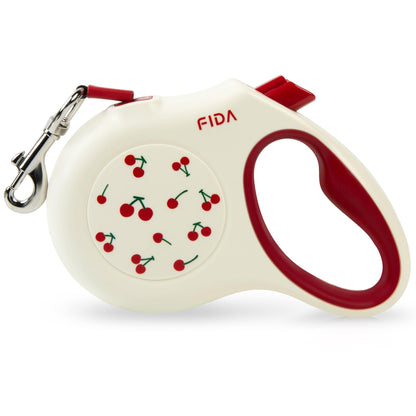 Fida Retractable Dog Leash, 16ft Heavy Duty Pet Walking Leash for X-Small/Small/Medium/Large Dog or Cat up to 110 lbs, Tangle Free. One-Hand Brake