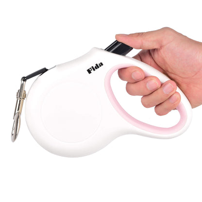 Fida Retractable Dog Leash, 16ft Heavy Duty Pet Walking Leash for X-Small/Small/Medium/Large Dog or Cat up to 110 lbs, Tangle Free. One-Hand Brake