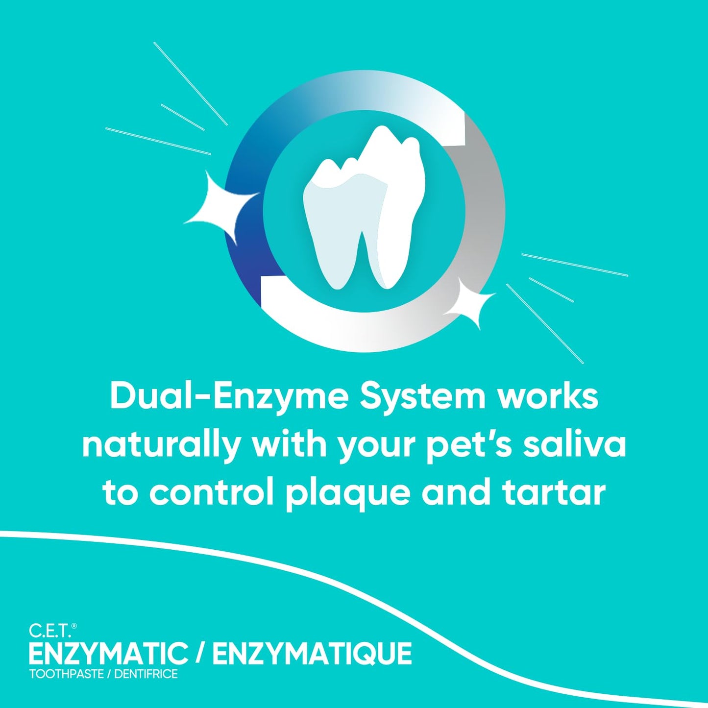 Virbac C.E.T.® Enzymatic Toothpaste| Tartar & Plaque Control for Fresh Breath | Pet Dental Care Toothpaste