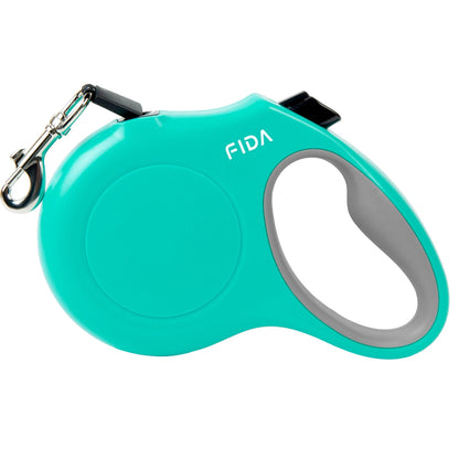 Fida Retractable Dog Leash, 16ft Heavy Duty Pet Walking Leash for X-Small/Small/Medium/Large Dog or Cat up to 110 lbs, Tangle Free. One-Hand Brake