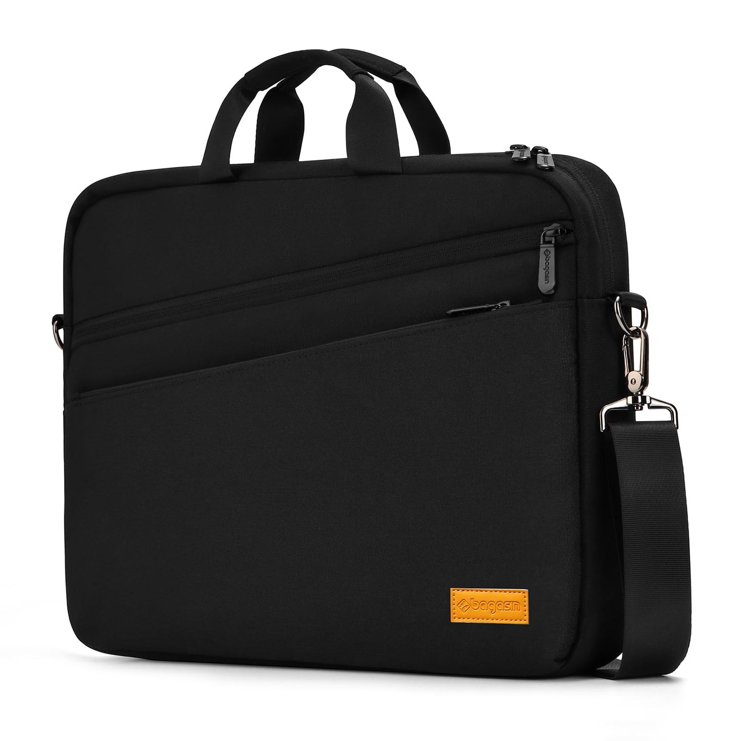 bagasin 15 15.6 16 17 17.3 inch Laptop Computer PC Shoulder Bag Carrying Case, Water-Repellent Briefcase