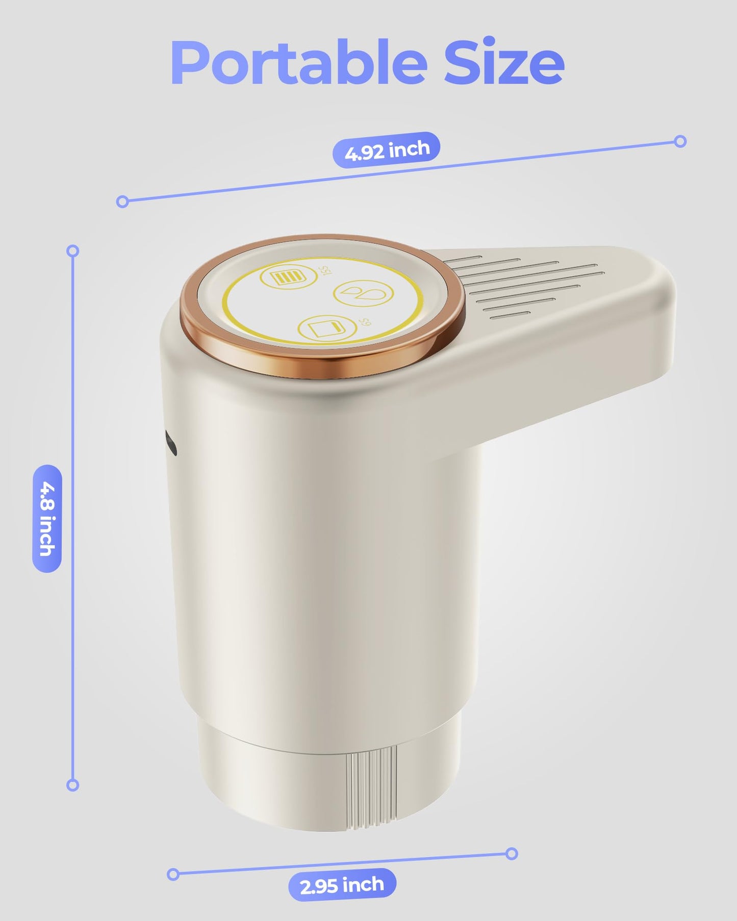 Water Bottle Pump, Portable Electric Water Dispenser Pump for 5 Gallon Bottles