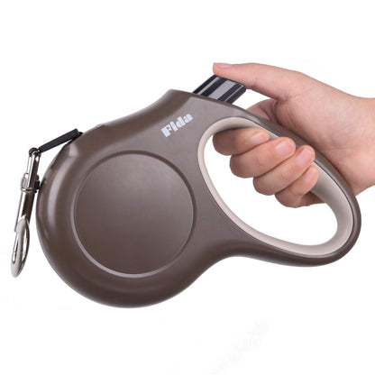 Fida Retractable Dog Leash, 16ft Heavy Duty Pet Walking Leash for X-Small/Small/Medium/Large Dog or Cat up to 110 lbs, Tangle Free. One-Hand Brake