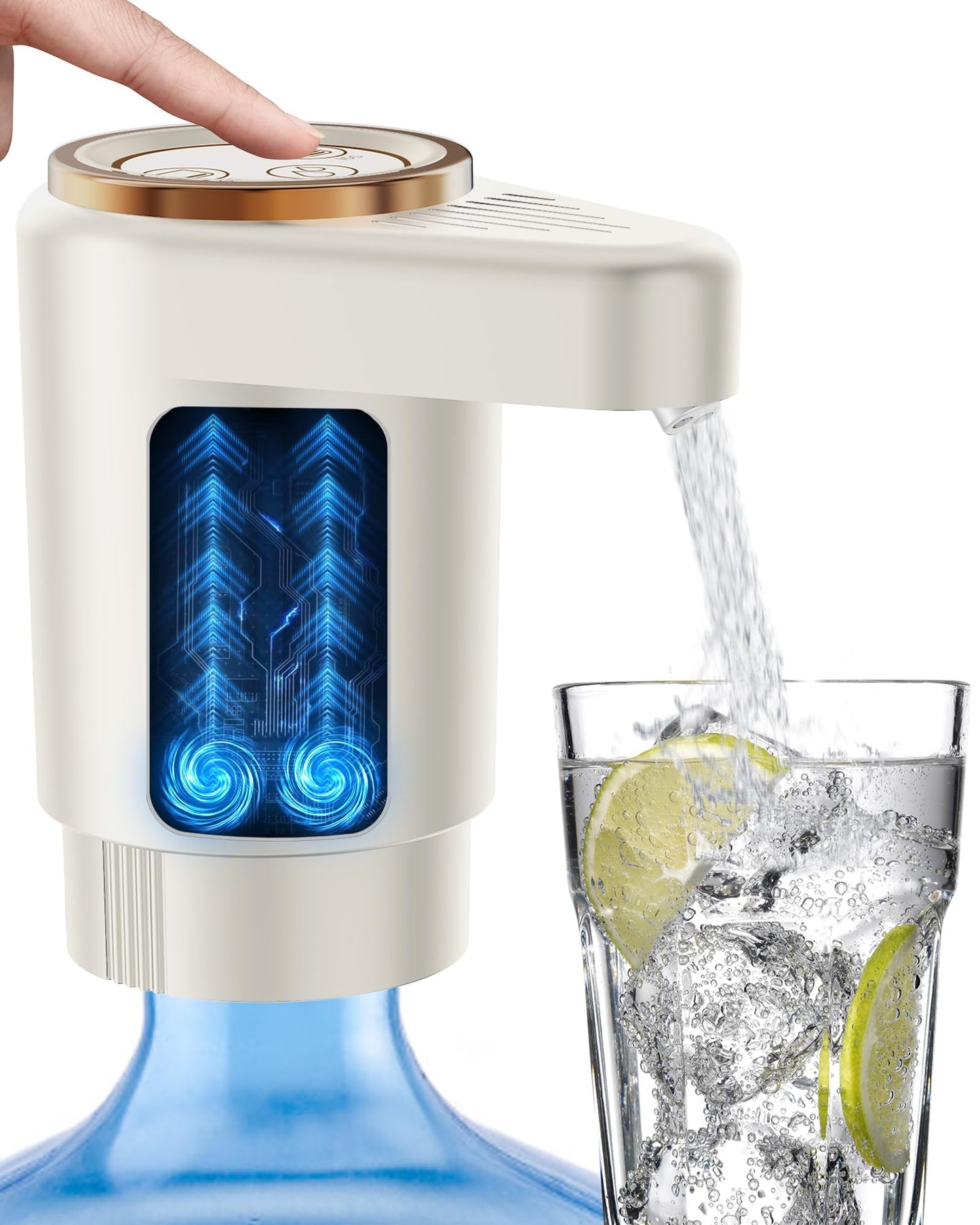 Water Bottle Pump, Portable Electric Water Dispenser Pump for 5 Gallon Bottles