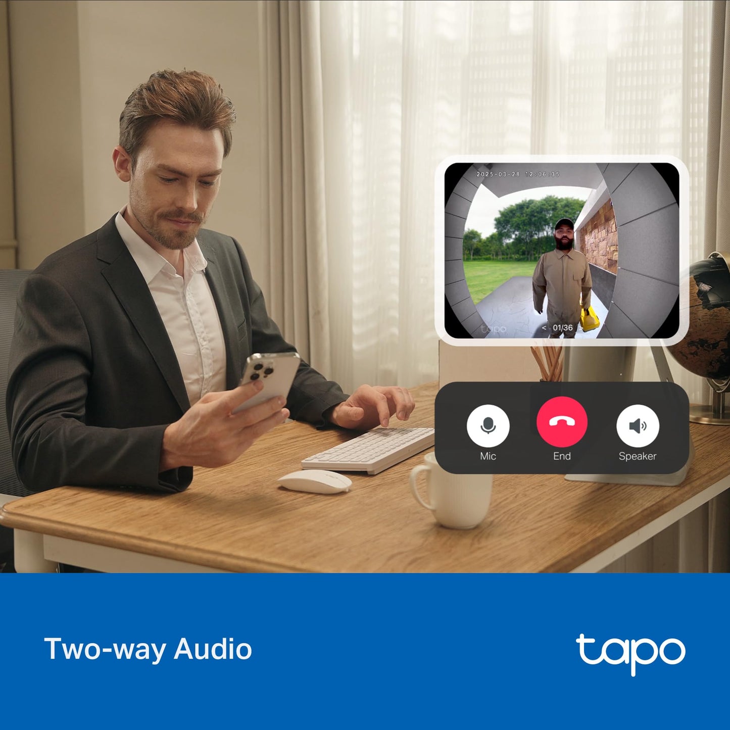 Tapo TP-Link Smart Video Doorbell Camera