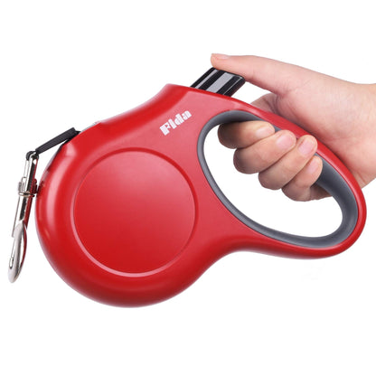 Fida Retractable Dog Leash, 16ft Heavy Duty Pet Walking Leash for X-Small/Small/Medium/Large Dog or Cat up to 110 lbs, Tangle Free. One-Hand Brake