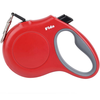 Fida Retractable Dog Leash, 16ft Heavy Duty Pet Walking Leash for X-Small/Small/Medium/Large Dog or Cat up to 110 lbs, Tangle Free. One-Hand Brake