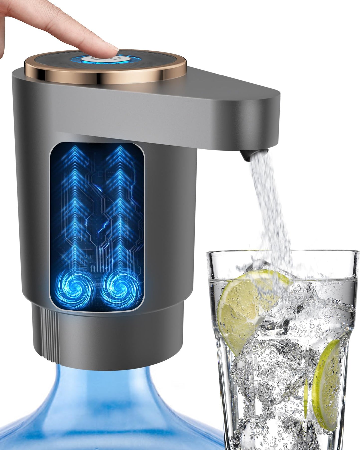 Water Bottle Pump, Portable Electric Water Dispenser Pump for 5 Gallon Bottles