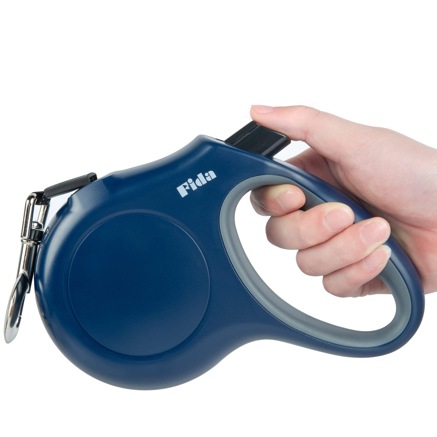 Fida Retractable Dog Leash, 16ft Heavy Duty Pet Walking Leash for X-Small/Small/Medium/Large Dog or Cat up to 110 lbs, Tangle Free. One-Hand Brake