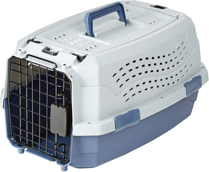 Amazon Basics Plastic Durable Buckle Dogs, Cats Animal Carrier