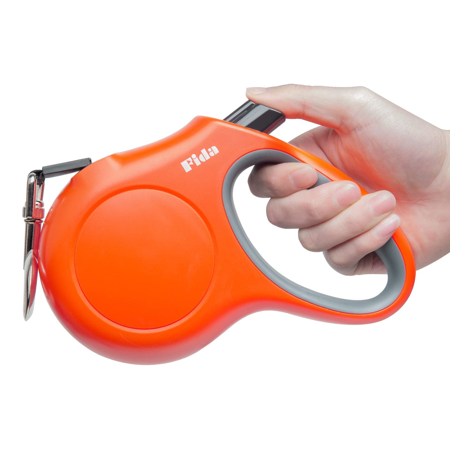 Fida Retractable Dog Leash, 16ft Heavy Duty Pet Walking Leash for X-Small/Small/Medium/Large Dog or Cat up to 110 lbs, Tangle Free. One-Hand Brake