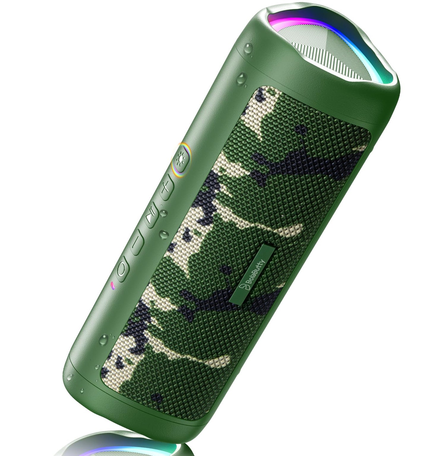 BolaButty Bluetooth Speaker, 20W HD Sound, Portable Wireless, IPX5 Waterproof, Up to 24H Playtime, TWS Pairing, for Home/Party/Outdoor/Camping/Beach Essentials, Electronic Gadgets, Birthday Gift