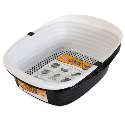Arm & Hammer Cat Litter Box for Indoor Cats, Large Cat Litter Pan & Sifting Litter Tray with Microban, Made in USA