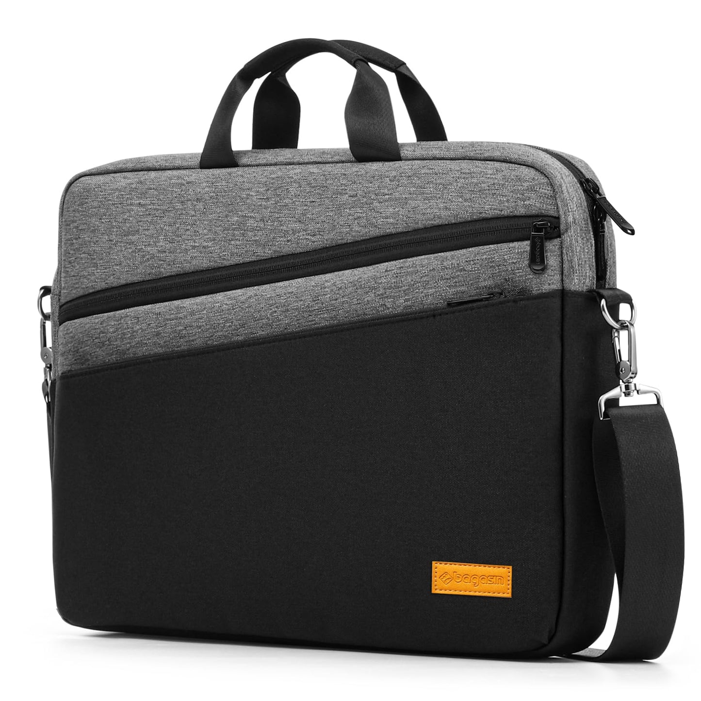 bagasin 15 15.6 16 17 17.3 inch Laptop Computer PC Shoulder Bag Carrying Case, Water-Repellent Briefcase