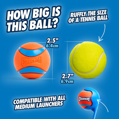 Chuckit! Ultra Dog Ball Toy & Launcher - Indoor Fetch Ball