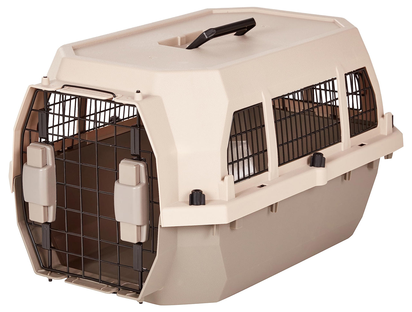 Amazon Basics Plastic Durable Buckle Dogs, Cats Animal Carrier