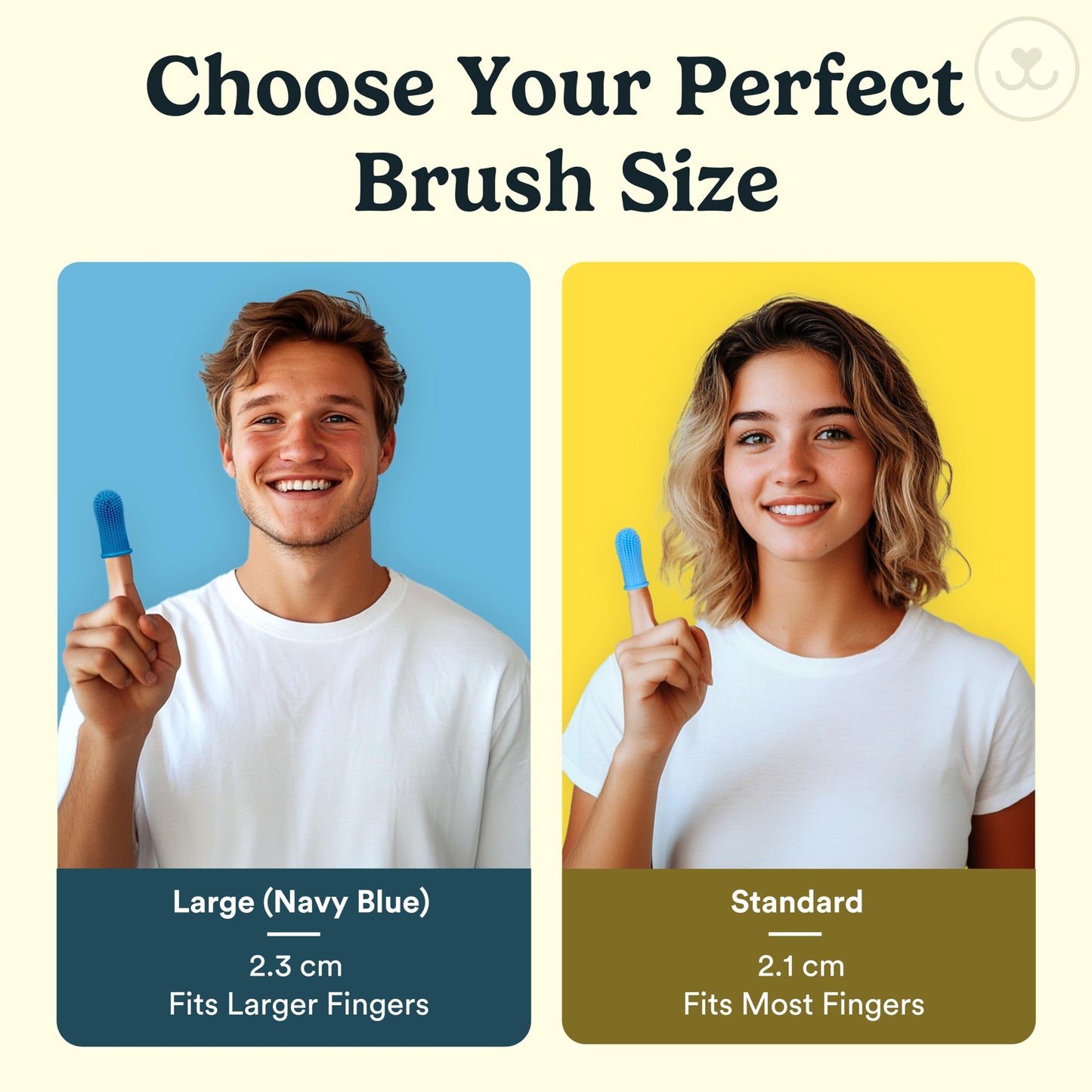 Jasper Dog Toothbrush, 360º Dog Tooth Brushing Kit, Cat Toothbrush, Dog Teeth Cleaning, Dog Finger Toothbrush, Dog Tooth Brush for Small & Large Pets, Dog Toothpaste Not Included