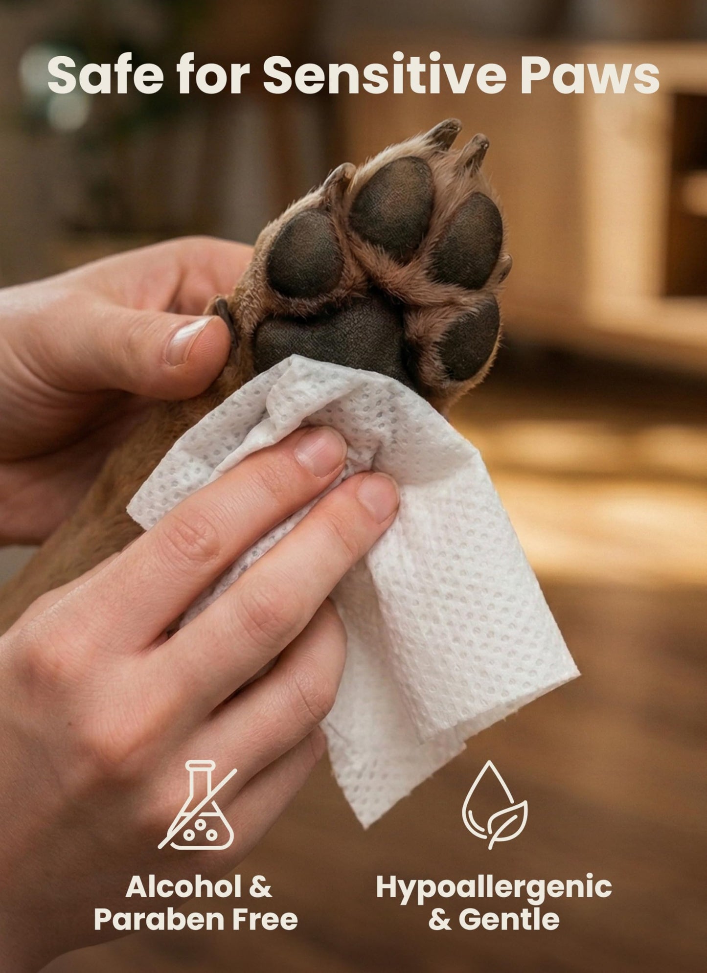 Pogi’s Dog Wipes – Hypoallergenic Pet Wipes for Paws, Body & Butt – Cleaning & Hydrating