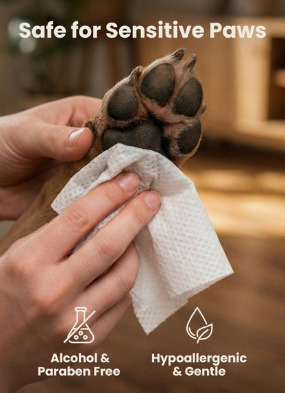 Pogi’s Dog Wipes – Hypoallergenic Pet Wipes for Paws, Body & Butt – Cleaning & Hydrating