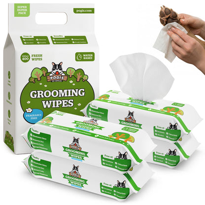 Pogi’s Dog Wipes – Hypoallergenic Pet Wipes for Paws, Body & Butt – Cleaning & Hydrating