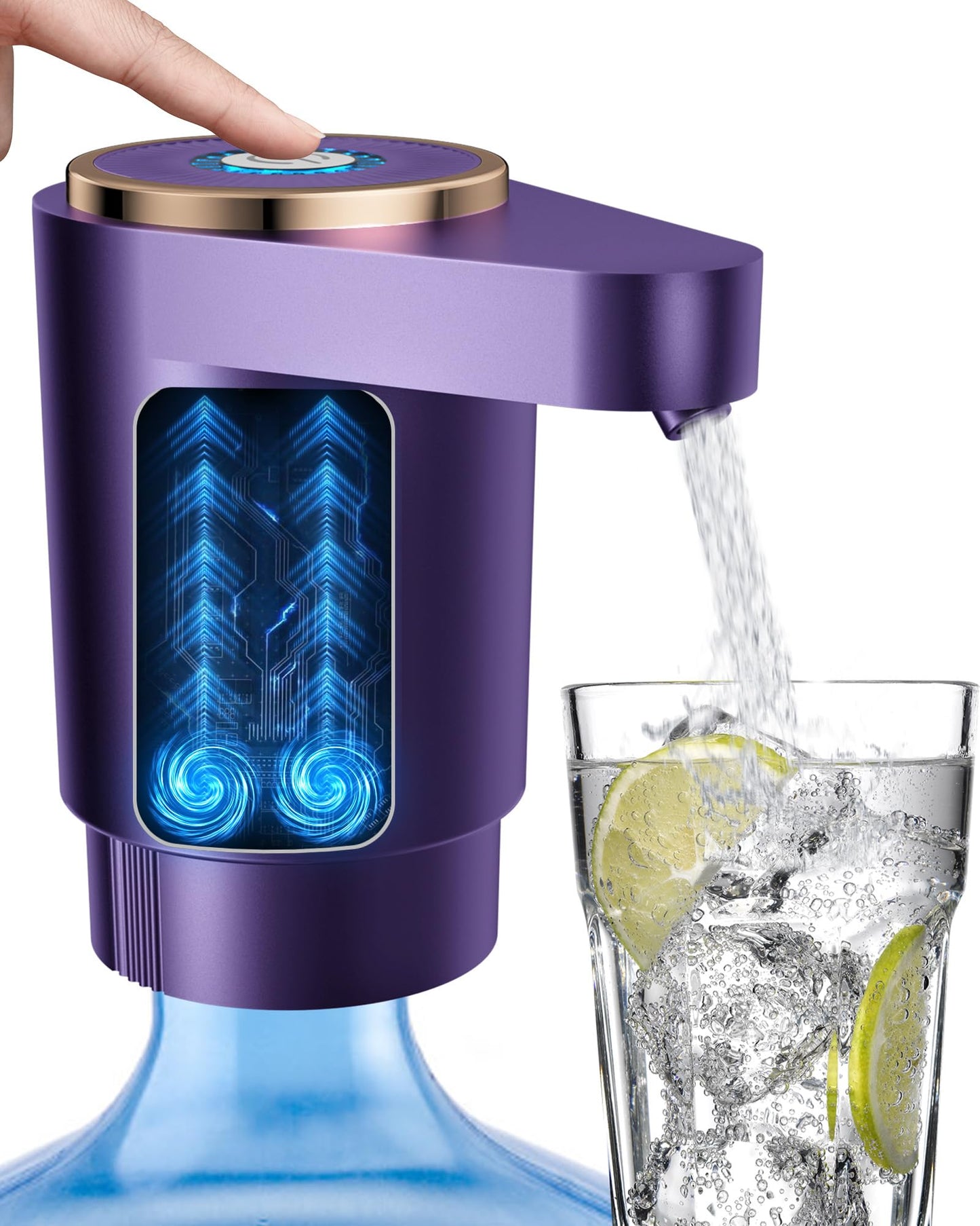 Water Bottle Pump, Portable Electric Water Dispenser Pump for 5 Gallon Bottles
