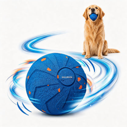 GULUNOOK Interactive Dog Ball Toy for Small Medium Dogs – Smart Auto Moving Bouncing Ball with LED Lights, 3 Play Modes, Durable E-TPU, USB Rechargeable, 2.8” Dog Toys to Keep Dogs Busy