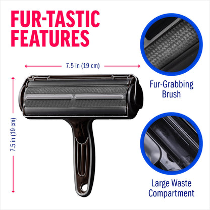 ChomChom Pet Hair Remover - Reusable Cat and Dog Hair Remover for Furniture, Couch, Carpet, Car Seats and Bedding - Eco-Friendly, Portable, Multi-Surface Lint Roller & Animal Fur Removal