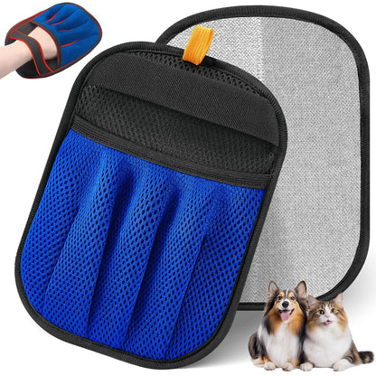 Salhap Pet Hair Removal Glove for Cats & Dogs, New Upgraded Electrostatic Gloves for Pet Hair, Reusable Pet Hair Remover Tool for Couch, Furniture, Carpet, Curtain & Car Seat