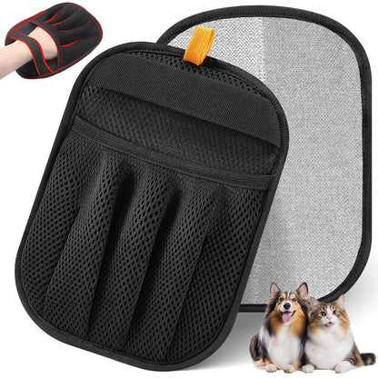 Salhap Pet Hair Removal Glove for Cats & Dogs, New Upgraded Electrostatic Gloves for Pet Hair, Reusable Pet Hair Remover Tool for Couch, Furniture, Carpet, Curtain & Car Seat