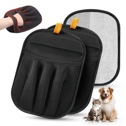 Salhap Pet Hair Removal Glove for Cats & Dogs, New Upgraded Electrostatic Gloves for Pet Hair, Reusable Pet Hair Remover Tool for Couch, Furniture, Carpet, Curtain & Car Seat