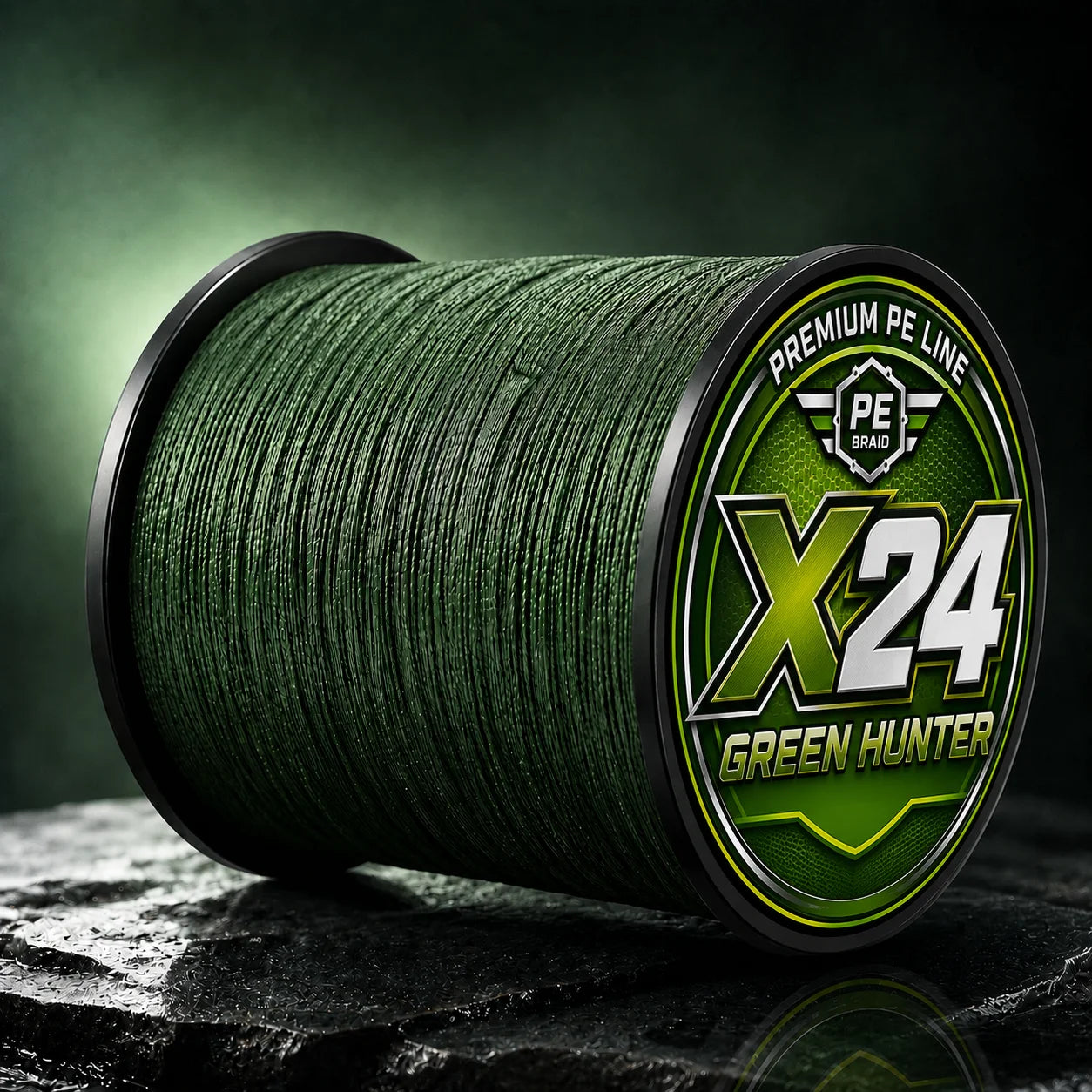 500M X24 PE Braided Fishing Line Green 24 Strands Super Strong Smooth Casting Multifilament Fishing Wire Fishing Accessories