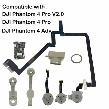 Gimbalreservdelar för DJI Phantom 4 Pro / Adv / V2.0 – Motor, arm, kabel & mer