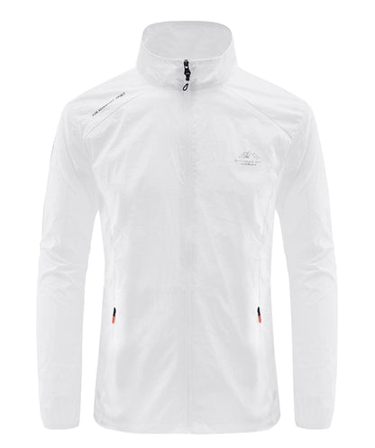 Summer Men's Sun Protection Casual Breathable Sports Windproof Water Resistant Ultrathin Jacket Outdoor Fishing Skin Clothing