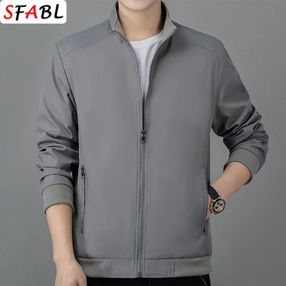 M-XXXL Newest Quality Men's Jacket Coat Men Luxury Thin Jacket Men Business Office Dress Work Coats Male Outerwear Spring Autumn