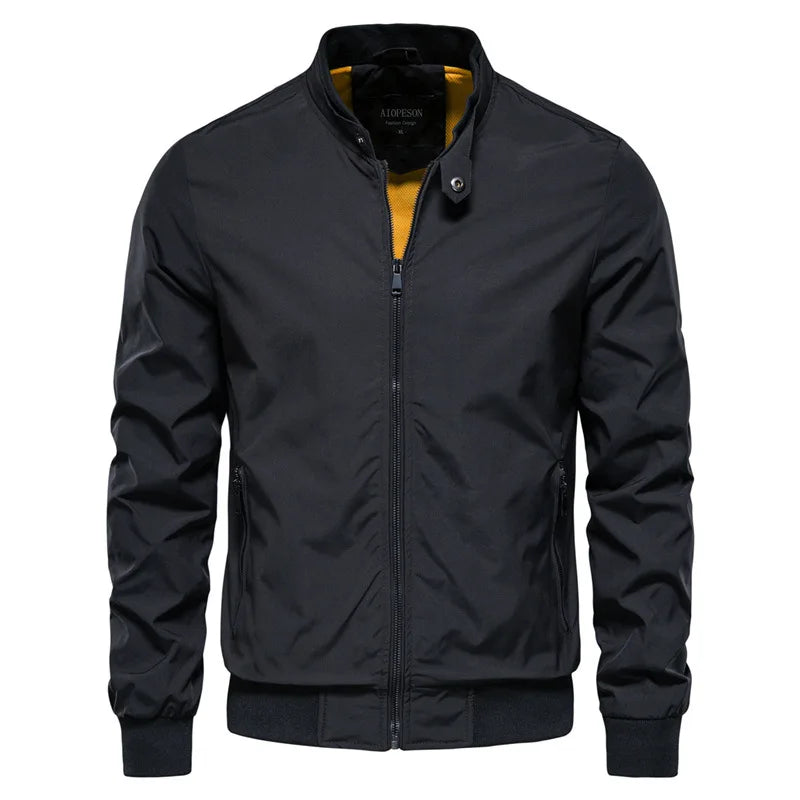 New spring/autumn European-American casual jackets for men, fashionable trendy tops, thin coats, plus sizes up to 5XL.
