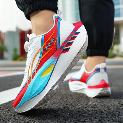 Running Shoes Professional Fitness Carbon Board Men's Sports Marathon Lightweight Women's Comfortable Non Slip Sports Shoes