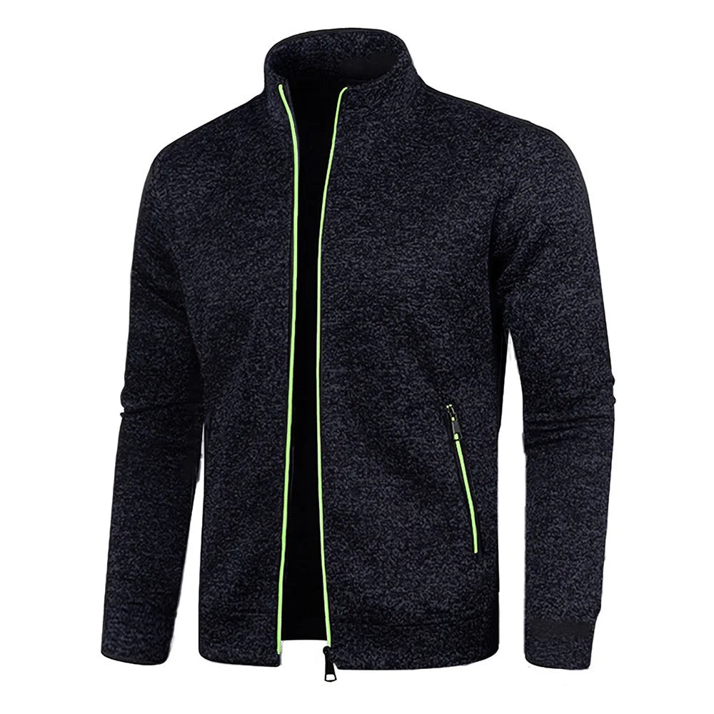 New Mens Hoodies Sweatshirts Zipper Cardigan Jacket Men Sports Autumn Long Sleeved Sweatshirt For Male