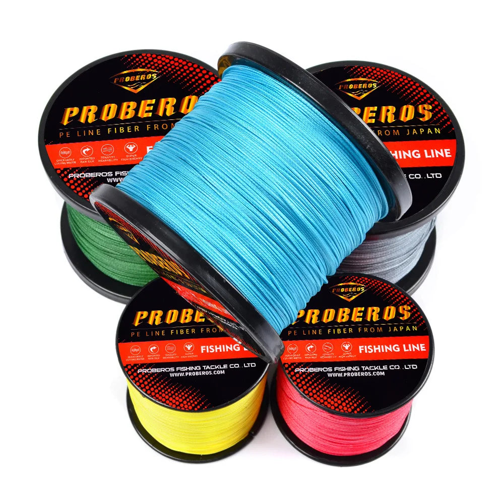8-Strand PE Braided Dyneema Rock/Sea Fishing 0.1mm-1.0mm 6LB-300LB Tangle-Free Main Lure Line Multifilament Weaves Wired PE Line