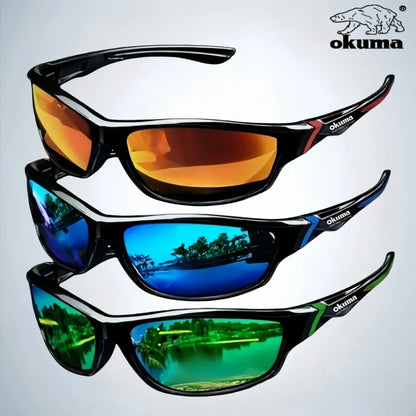 Okuma Fashionable Polarized Glasses, UV400 Anti Stray Light, Suitable for Outdoor Cycling, Driving, Fishing, Etc