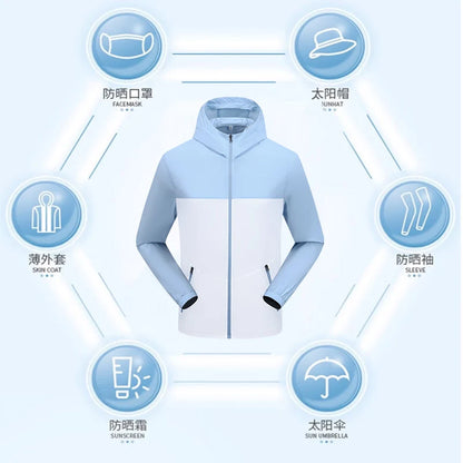 Summer Jackets Coats Men Women Windbreaker Jacket Male Hiking Clothing Female Fishing Camping Jacket Man Tops Wearing Couples