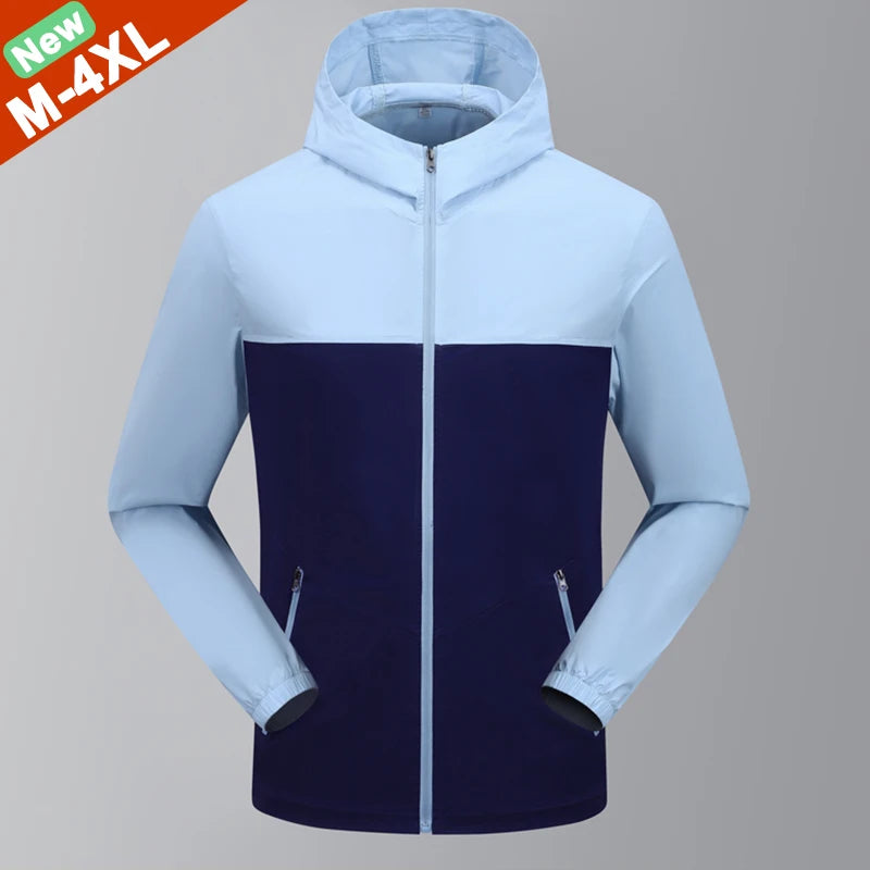 Summer Jackets Coats Men Women Windbreaker Jacket Male Hiking Clothing Female Fishing Camping Jacket Man Tops Wearing Couples