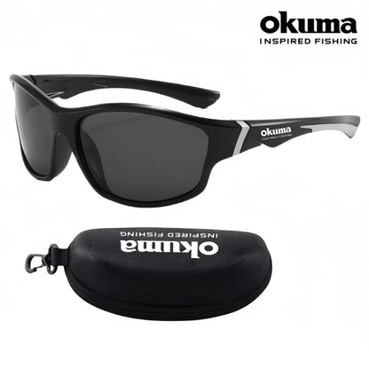 Okuma Fashionable Polarized Glasses, UV400 Anti Stray Light, Suitable for Outdoor Cycling, Driving, Fishing, Etc