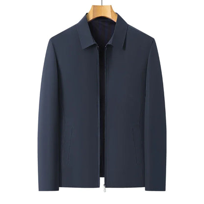 Brand Outerwear & Coats Men Jacket Spring Autumn New Fashion Turn Down Collar Smart Casual Classic Luxury Business Jacket