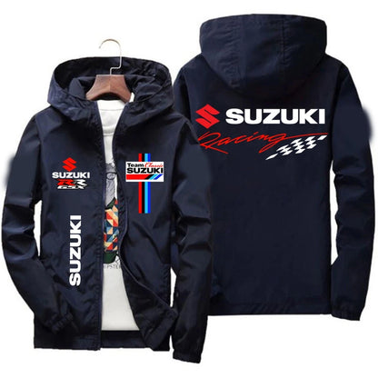 2026 Suzuki Men's Racing Jacket Windproof Casual Fashionable Sportswear Outdoor Spring Autumn Fashion