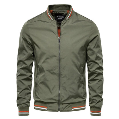 New spring/autumn European-American casual jackets for men, fashionable trendy tops, thin coats, plus sizes up to 5XL.