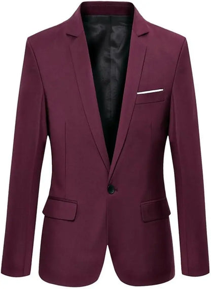 Men Formal Blazers Suit Jackets Stretch Fabric Office Ready Wedding Slim Fit Thin 2025 Men's Casual Sports High Quality